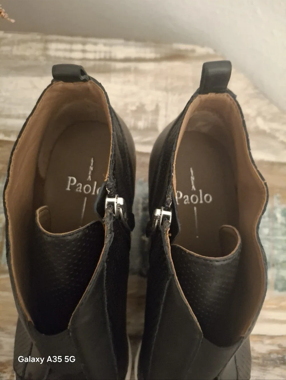 Linea Paolo Felicia Wedge Sneaker Black Platform Shoes Bootie Womens Size: 8.5M